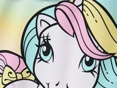 Name It badedragt pink frosting med My Little Pony- vlose up